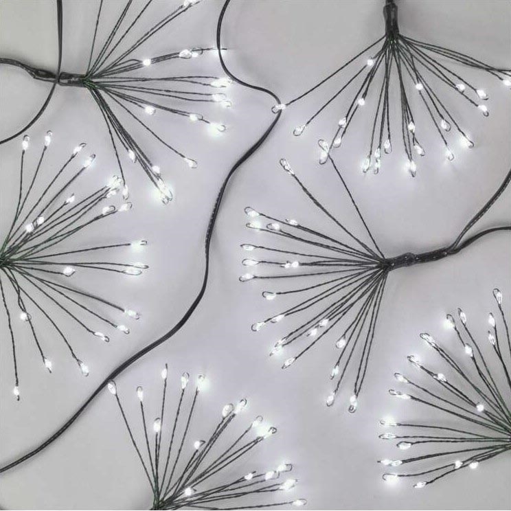 Guirnalda navideña LED 150xLED/5,35m blanco frío