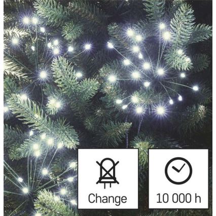Guirnalda navideña LED 150xLED/5,35m blanco frío