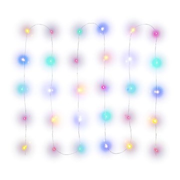 Guirnalda navideña LED 30xLED/2xAA 3,3m multicolor