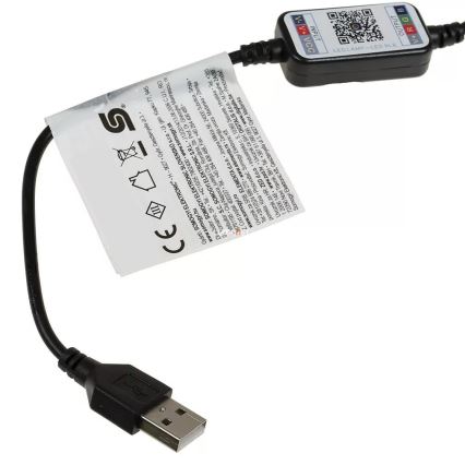 Guirnalda navideña LED RGB regulable 100 LEDs/29 funciones 10,4m