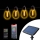 Guirnalda solar LED regulable 25xLED/1,5W/3,7/5V 2700-10000K 2200 mAh 15 m IP65 negra + mando a distancia