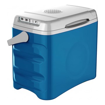 Guzzanti GZ 30BW - Nevera portátil para automóvil, 29 l, 65 W/12 V/230 V, azul