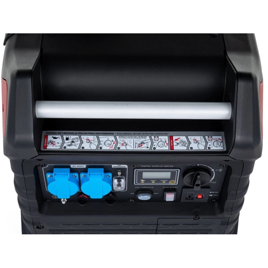 Hahn & Sohn 105412 - Generador eléctrico inversor de gasolina H IG 3000 3300W