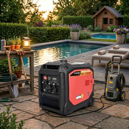 Hahn & Sohn 20062 - Generador a gasolina/GLP H IG 4200 G ATS 4200/3800W