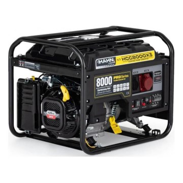 Hahn & Sohn 9177 - Generador eléctrico de gasolina HGG 8000 X3 6500W