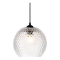 Halo Design 718436 - Lámpara de suspensión con cable NOBB 1xE27/40W/230V Ø 22 cm transparente