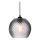 Halo Design 718443 - Lámpara colgante con cable NOBB 1xE27/40W/230V Ø 22 cm gris ahumado