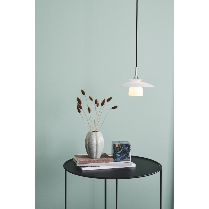 Halo Design 733644 - Lámpara colgante con cable SCANDINAVIA 1xG9/28W/230V diámetro 20 cm blanca