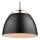 Halo Design 734887 - Lámpara colgante con cable OSLO 1xE27/40W/230V Ø 40 cm negro/roble