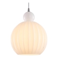 Halo Design 737321 - Lámpara colgante con cable BALL BALL 1xE27/40W/230V, diámetro 32 cm, blanca