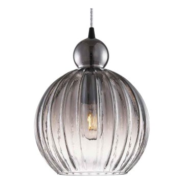 Halo Design 737338 - Lámpara colgante con cable BALL BALL 1xE27/40W/230V Ø 32 cm gris ahumado