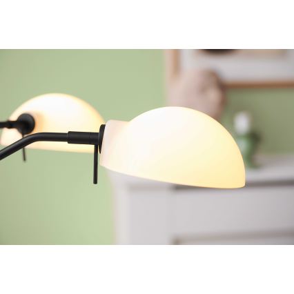 Halo Design 740369 - Lámpara colgante con cable KJOBENHAVN 5xG9/28W/230V diámetro 50 cm negra