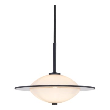 Halo Design 743582 - Lámpara colgante con cable ORBIT 1xG9/7W/230V Ø 24 cm blanco/negro/gris ahumado
