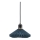 Halo Design 744060 - Lámpara colgante con cable PARIS 1xG9/28W/230V diámetro 24 cm azul/latón/roble