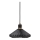 Halo Design 744084 - Lámpara colgante con cable PARIS 1xG9/28W/230V Ø 24 cm negro/latón/roble