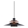 Halo Design 744503 - Lámpara colgante con cable RIVOLI 1xE27/40W/230V Ø 50 cm negra/cobre