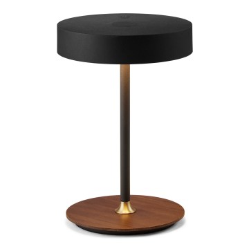Halo Design 745777 - Lámpara de sobremesa recargable y regulable LED ON THE MOVE LED/2,5W/4000 mAh negro/madera