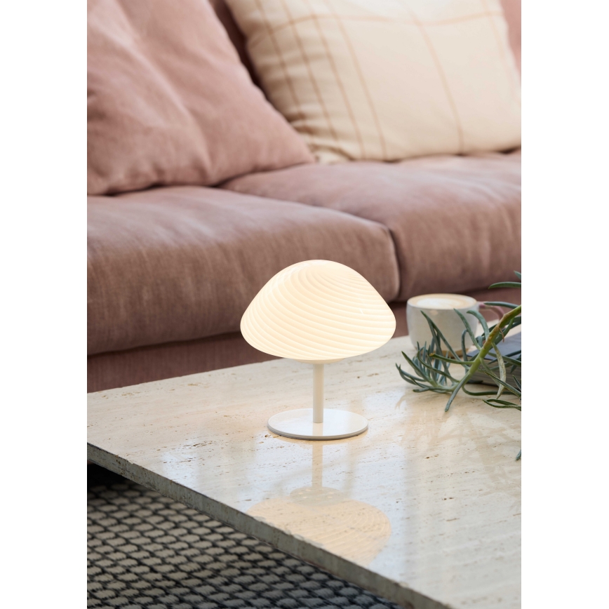 Halo Design 746996 - Lámpara de mesa CANDY MINI MUSH 1xG9/25W/230V Ø 17 cm blanca
