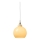 Halo Design 748006 - Lámpara colgante con cable TOSCANA 1xE27/40W/230V, diámetro 27 cm, beige/latón