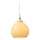 Halo Design 748075 - Lámpara colgante con cable TOSCANA 1xE27/40W/230V Ø 36 cm beige/latón