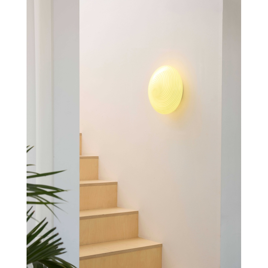 Halo Design 748693 - Lámpara de techo CANDY 1xE27/40W/230V Ø 30 cm beige/latón
