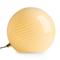 Halo Design 748808 - Lámpara de mesa CANDY 1xE14/25W/230V Ø 20 cm beige