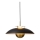Halo Design 749102 - Lámpara colgante con cable LED regulable STEPP LED/24W/230V Ø 46 cm negro/latón