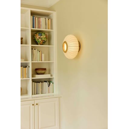 Halo Design 749362 - Lámpara de techo BALLOON 1xE27/40W/230V diámetro 40 cm roble/blanco