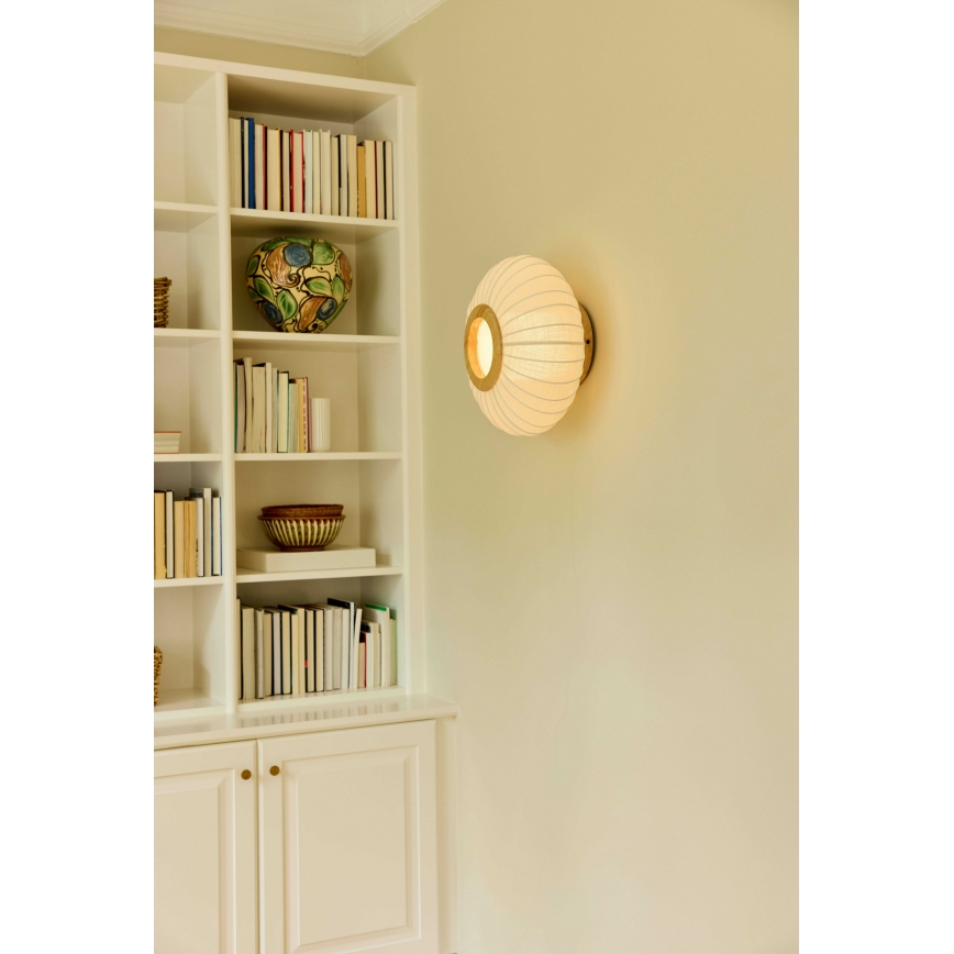 Halo Design 749362 - Lámpara de techo BALLOON 1xE27/40W/230V diámetro 40 cm roble/blanco