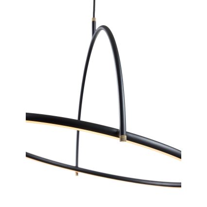 Halo Design 749546 - Lámpara colgante LED regulable con cable TILT LED/40W/230V diámetro 60 cm negra