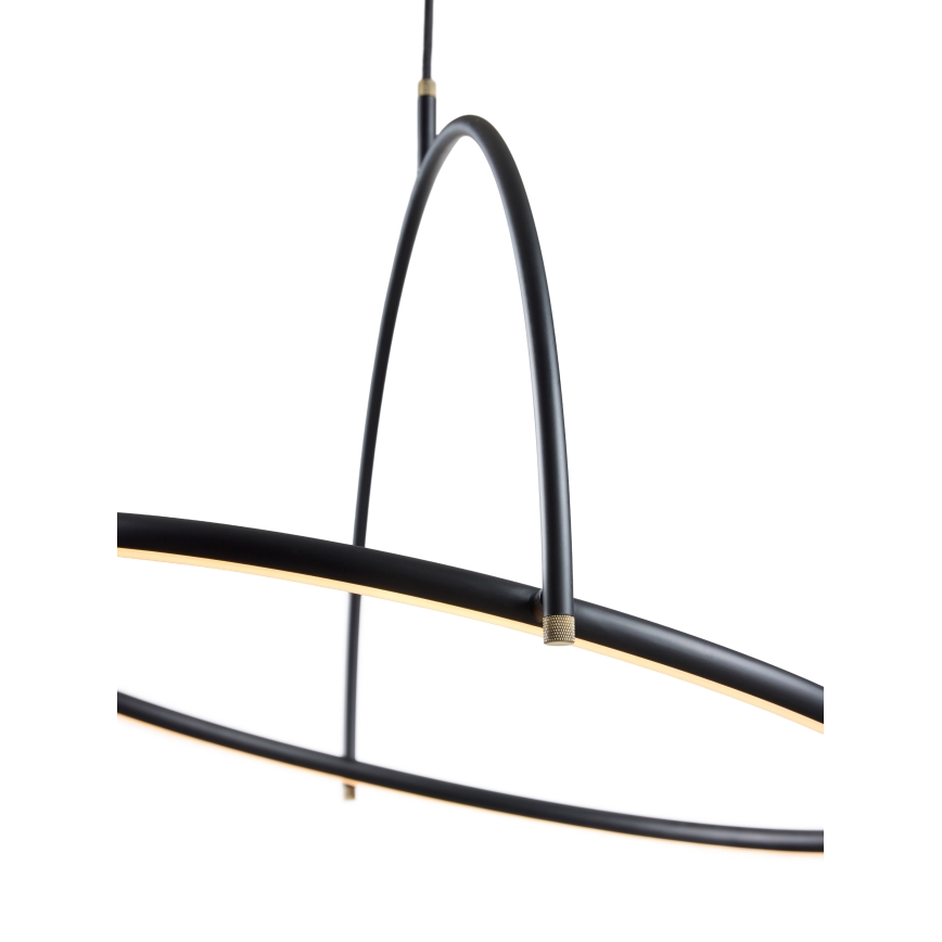 Halo Design 749546 - Lámpara colgante LED regulable con cable TILT LED/40W/230V diámetro 60 cm negra
