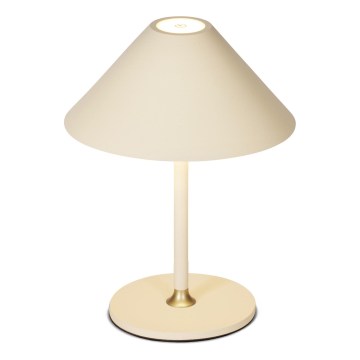 Halo Design 800773 - Lámpara de mesa recargable y regulable para exterior HYGGE LED/3W/4000 mAh IP54 color crema