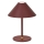 Halo Design 800834 - Lámpara de mesa recargable y regulable para exterior HYGGE LED/3W/4000 mAh IP54 burdeos