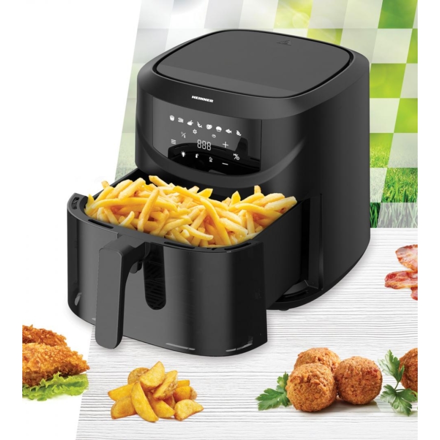 Heinner HAF-B8BK2000 - Freidora de aire 7,6 l 2000W/230V negra