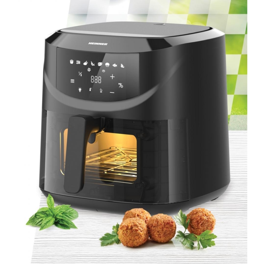 Heinner HAF-B8BK2000 - Freidora de aire 7,6 l 2000W/230V negra