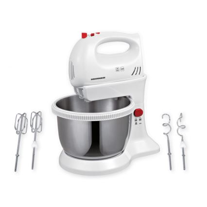 Heinner HMBR-300W - Batidora de mano con cuenco giratorio 300W/230V blanca