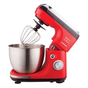 Heinner HPM-600RD - Robot de cocina con bol de acero inoxidable 600W/230V rojo