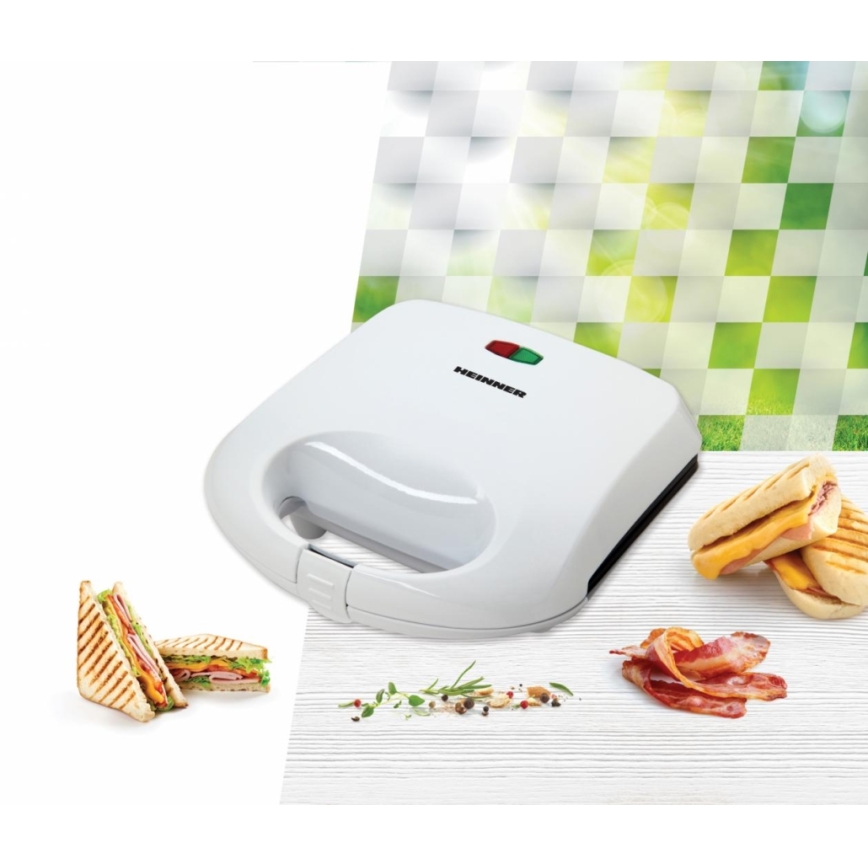 Heinner SM-K750W - Sandwichera 750W/230V blanca