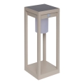 Hesperide - farol solar LED con sensor de movimiento PIKY LED/3,7V 2600 mAh 40 cm IP65 beige