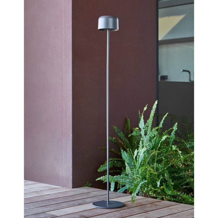 Hesperide - Lámpara solar LED BOLTY LED/3,7V 2600 mAh IP65 antracita