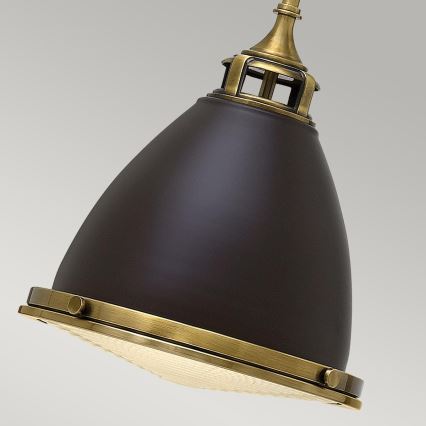 Hinkley - Lámpara colgante AMELIA 1xE27/60W/230V bronce