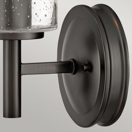 Hinkley - Aplique de pared COLLIER 1xE27/60W/230V negro