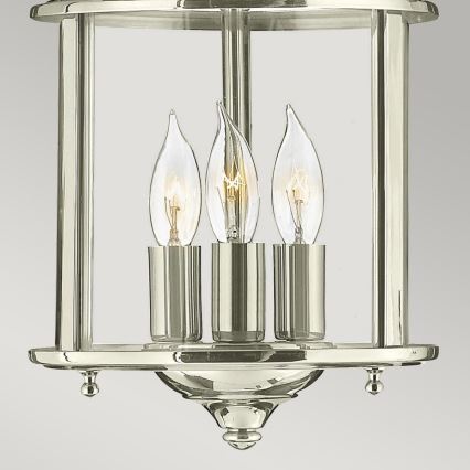 Hinkley - Lámpara colgante con cadena GENTRY 3xE14/60W/230V cromado brillante