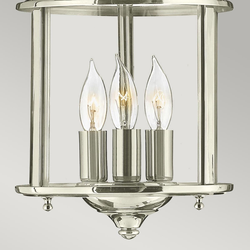 Hinkley - Lámpara colgante con cadena GENTRY 3xE14/60W/230V cromado brillante