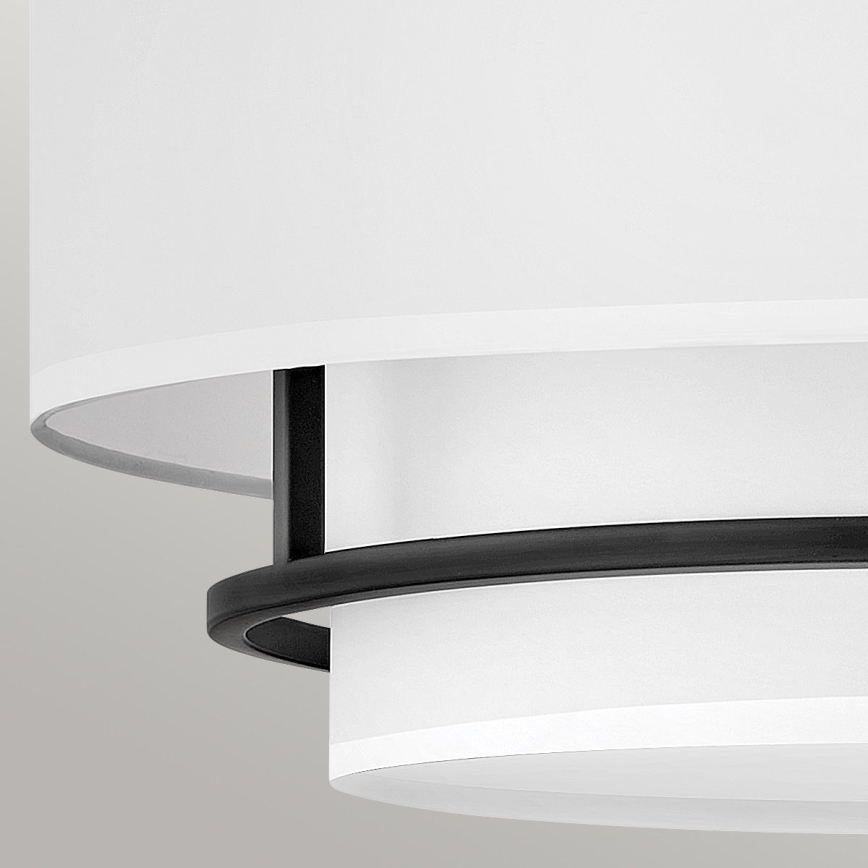Hinkley - Lámpara de techo de superficie GRAHAM 4xE14/40W/230V negra