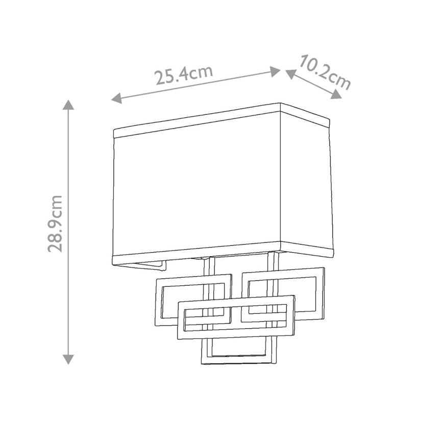 Hinkley - Aplique de pared LANZA 2xE14/40W/230V acabado en bronce