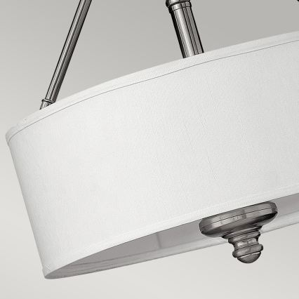 Hinkley - Lámpara de techo de montaje en superficie SUSSEX 3xE27/60W/230V cromo mate