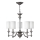 Hinkley - Lámpara colgante SUSSEX con cadena 5xE14/40W/230V cromo mate