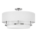 Hinkley - Lámpara de techo de superficie GRAHAM 4xE14/40W/230V cromo pulido