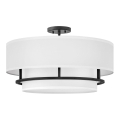 Hinkley - Lámpara de techo de superficie GRAHAM 4xE14/40W/230V negra